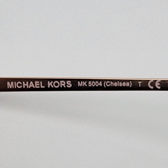*SOLD* Michael Kors MK5004 Chelsea 1017R1 Gold Frame Gold Mirror Lens Sunglasses - Picture 8 of 12
